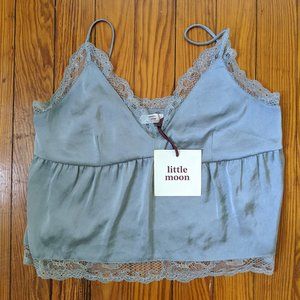 SOLD! Little Moon (Aritzia) silky lace camisole